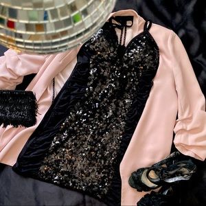 LBD but make it a disco party cocktail dress